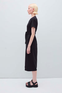 susana midi dress Susana Monaco x Boston Proper V Neck Ruched Fitted Midi Dress