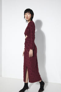 Vestido Barbara - Burdeos
