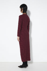 Vestido Barbara - Burdeos