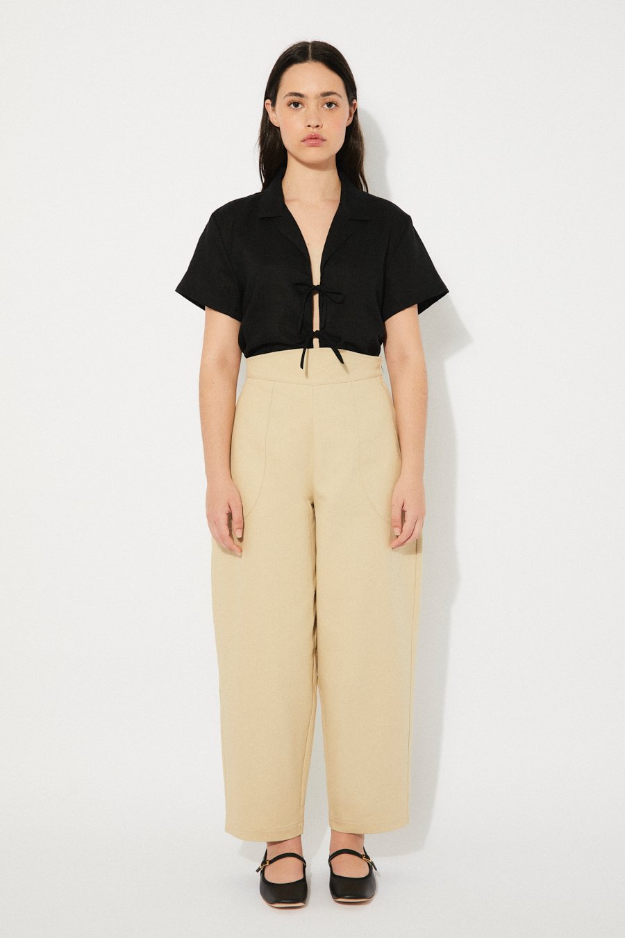 Evergreen Wide Denim Pants - Sustainable high-waisted jeans