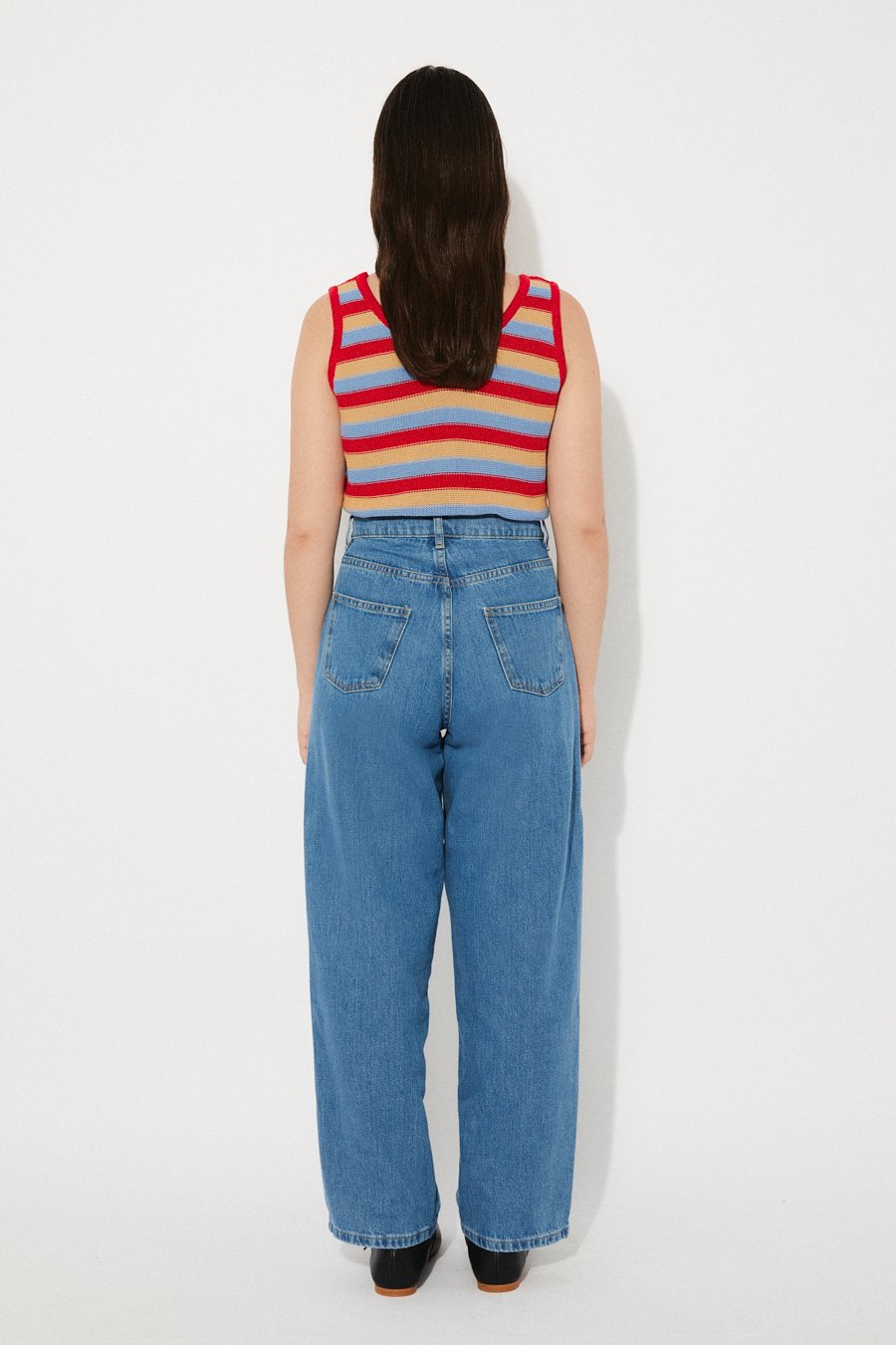 Haze Top | Striped Knitted Tank Top - Rita Row