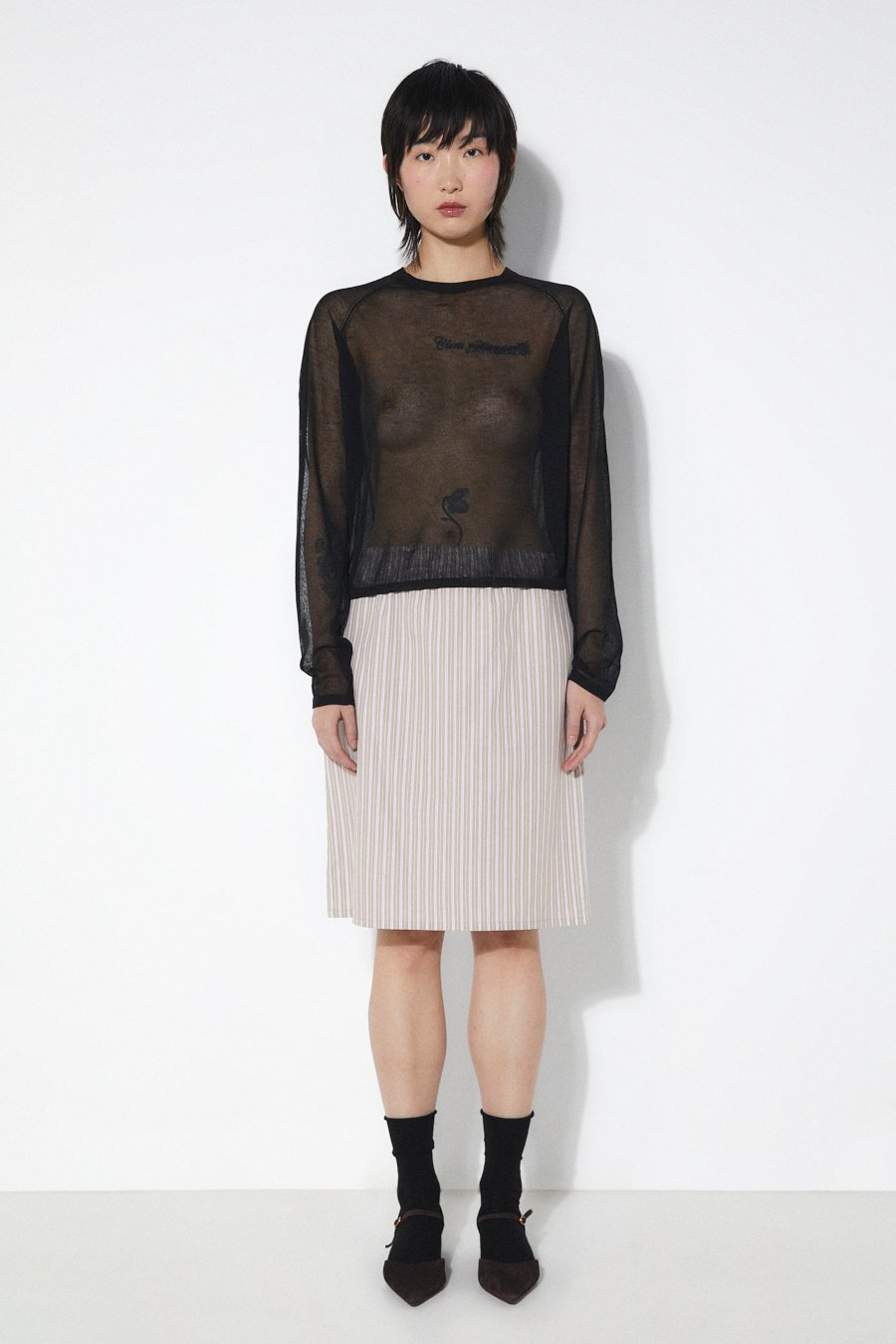 Ritz Skirt Vintage Stripes