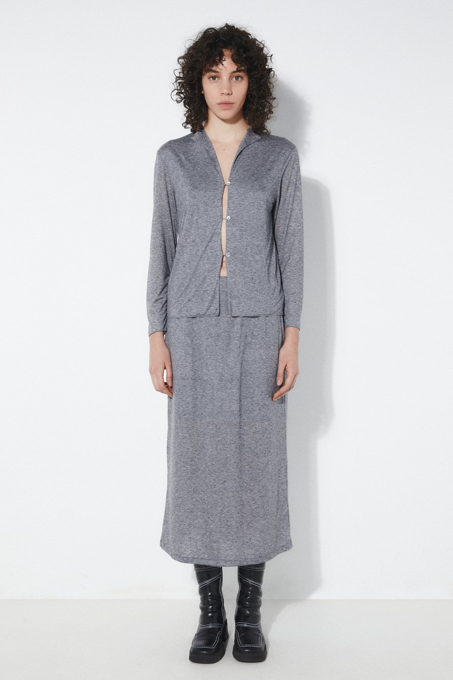 Vivian Top Grey