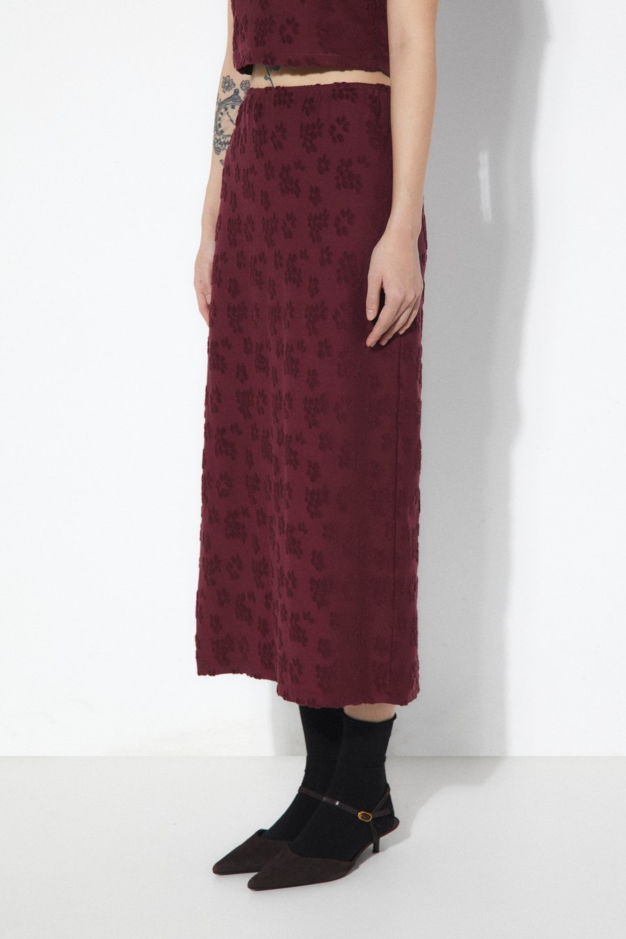 Tove Skirt Burgundy