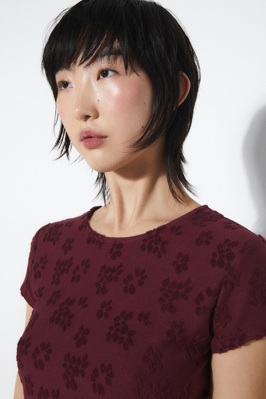 Gloria T-shirt Burgundy